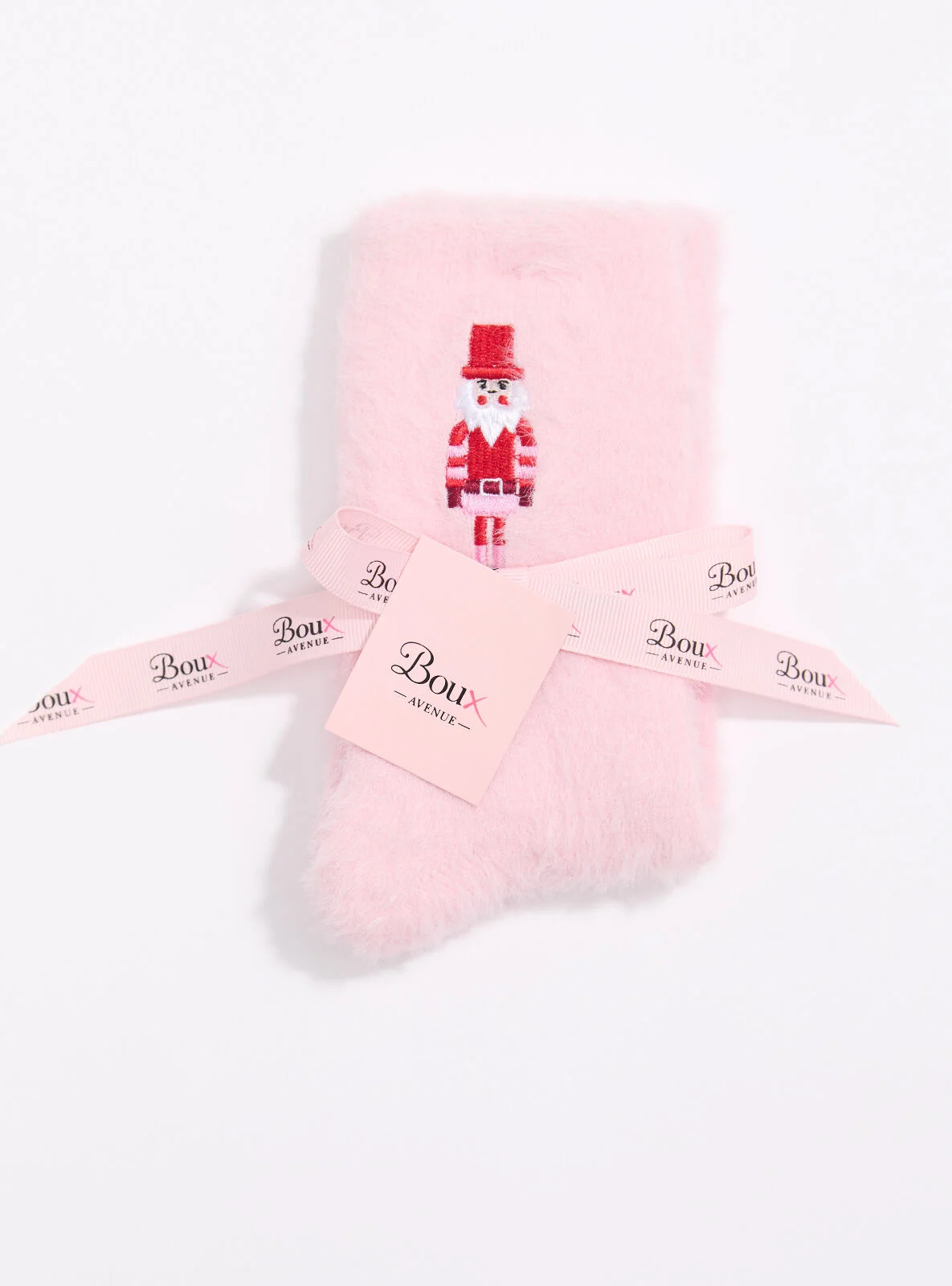 Nutcracker fluffy ankle socks - Pink Mix